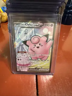Pokemon TCG Lillie's Clefairy EX Journey Together 173/159 Single Card - Image 1