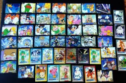 50 LOT Digimon CCG TCG Holo Trading Cards Set Yamato Tai Patamon Gabumon Japan - Image 1