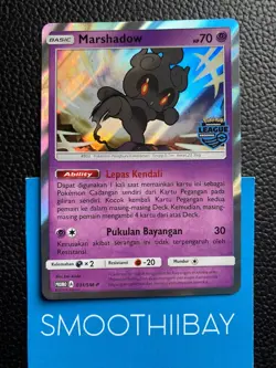 Marshadow Promo League Regional 031/SM-P Pokemon Card Indonesia NM-Mint - Image 1