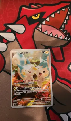Pokemon TCG SV01 Scarlet & Violet Base Set Holo Card Pachirisu 208/198 - Image 1