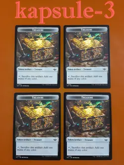 4x Treasure (0018) | TOKEN | Outlaws of Thunder Junction | MTG Magic Cards - Image 1