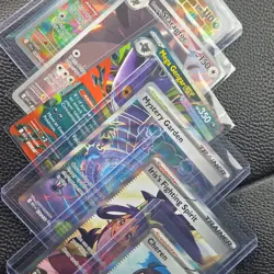 Pokemon TCG Foil Mega Gengar EX, Iris's Fighting Spirit, Cheren, Card Lot - Image 2