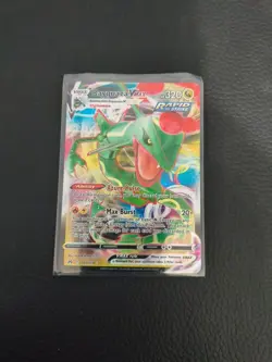 Pokemon TCG Rayquaza VMAX Crown Zenith Holo Ultra Rare Card 101/159 - Image 1