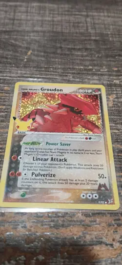 Pokemon 25th Anniversary Celebrations Groudon Holo Card - Image 3