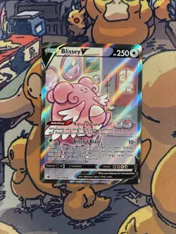 Blissey V Alternate Art 183/198 Chilling Reign Pokemon Card Nm-Mint !!! - Image 1
