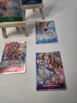 One Piece 9 CARD TCG LOT SR's, Nami,Boa Etc... All NM. LOVELY LADY LOT!! - Image 5