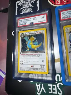 PSA and SGC 1st edition holo Dragonite pokemon card slab lot - Image 2