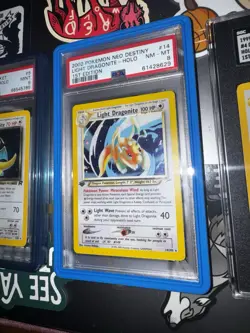 PSA and SGC 1st edition holo Dragonite pokemon card slab lot - Image 3