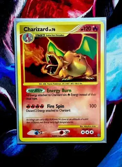 Charizard Stormfront Secret Rare Holo 103/100 Pokemon TCG Card 2008 English - Image 1