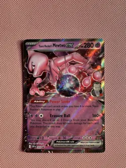 Team Rocket's Mewtwo ex 205 Sv: Scarlet & Violet Promo Cards Holo - Image 1
