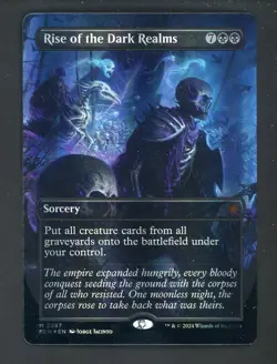 2024 MTG Foundations Borderless Mana Foil #0387 Rise of the Dark Realms - Image 1