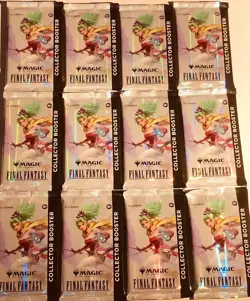 One Magic The Gathering MTG Final Fantasy FF Collector Booster Pack New Sealed - Image 1