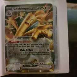 Pokemon Card - Gholdengo ex 139/182 NM Near Mint - Paradox Rift - Ex Nm Playable - Image 1