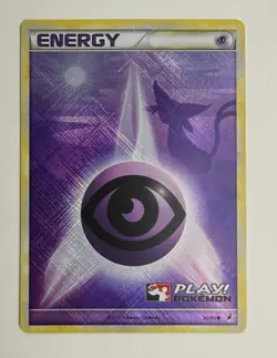 2011 POKEMON CALL OF LEGENDS ESPEON PSYCHIC ENERGY 92/95 PLAY! HOLO PROMO NM F - Image 3