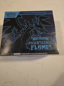 Pokemon TCG Mega Evolution Phantasmal Flames Elite Trainer Box Charizard - Image 1
