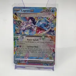 Pokemon Lapras ex 032/142 Stellar Crown Tera Ultra Rare Holo Card SV07 - Image 1