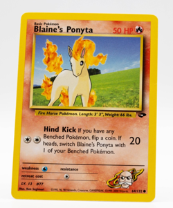 Blaine’s Ponyta Pokemon Gym Challenge 64/132 Near Mint - Image 1