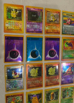 1990s VINTAGE POKEMON ENGLISH PRISM VENDING STICKERS LOT OF 28 CARDS PIKACHU + - Image 2