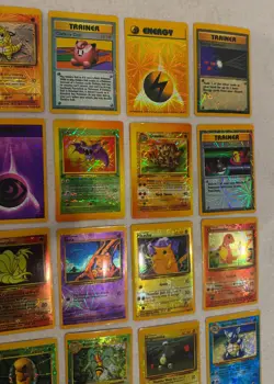 1990s VINTAGE POKEMON ENGLISH PRISM VENDING STICKERS LOT OF 28 CARDS PIKACHU + - Image 3