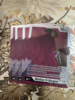 Digimon Card Game Playset Mother D-Reaper EX2-007 R Foil - Image 1