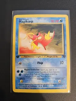 Pokemon TCG Magikarp 1st Edition Team Rocket LP - Image 5