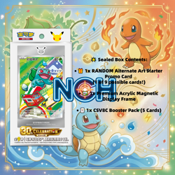 IN HAND Pokemon S-Chinese 30th Anniversary Starter Promo Set Vol.1 Sealed Box - Image 2