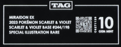 2023 Pokemon Scarlet & Violet 244/198 Miraidon EX SIR TAG 10 (TAG 983) - Image 3