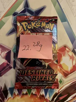 (VERY HEAVY) 22.28g Pokemon TCG Destined Rivals Booster Pack (SEALED)✅ - Image 2