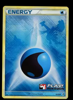 2011 POKEMON CALL OF LEGENDS LUGIA WATER ENERGY 90/95 PLAY! STAMPED HOLO NM D - Image 1