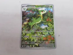 2025 Pokemon Scarlet & Violet Black Bolt RARE Illustration #088 Servine HOLO IR - Image 1