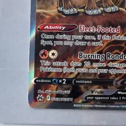 Pokemon Entei V Ultra Rare GG36/GG70 Crown Zenith Galarian Gallery Holo 230HP - Image 5