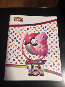 151 binder with Pokemon cards most are near mint - Image 1