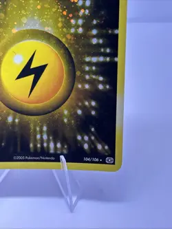 Pokemon Lightning Energy 104/106 EX Emerald Holo Rare Swirl 🍥 - Image 4