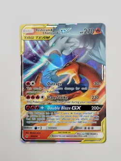 Pokemon Reshiram & Charizard GX Tag Team 20/214 Sm-Unbroken Bonds Holo - Image 1