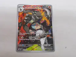 Pokemon S&V Destined Rivals RARE Illustration 191 Team Rocket's Houndoom HOLO IR - Image 1