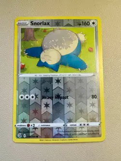 Snorlax 206/264 Reverse Holo Fusion Strike Common Pokemon TCG NM - Image 1
