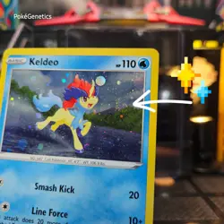 Keldeo Swirl Promo Cosmos Holo Astral Radiance Pokemon TCG 045/189 SWSH10 - Image 2