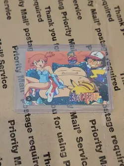 1999 Vintage Pocket Monsters Prism - Waifu Misty On Snorlax #267 Charizard - Image 5