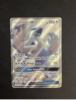 Pokemon Lost Thunder Lugia GX - 207/214 Ultra Rare Full Art New Near Mint Nm - Image 1