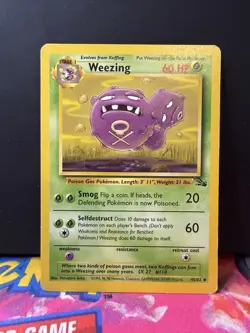 Weezing - 45/62 Fossil - Pokemon TCG - 1999 - LP - Image 1