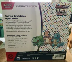 Nintendo Pokemon TCG Scarlet & Violet - 151 Poster Collection Box - 3 Packs 820650853166 - Image 3
