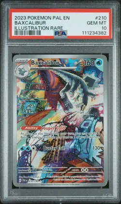 Baxcalibur Illustration Rare PSA 10 Pokemon Paldea Evolved 210/193 - Image 1