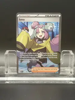 Iono 124 - Pokemon SV Scarlet & Violet Black Star Promo Full Art Trainer NM A1 - Image 1
