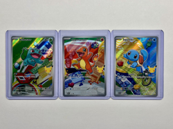 Pokemon TCG First Partner Illustration Collection Series 1 Kanto GEN 1 Starters - Image 1