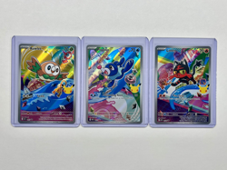 Pokemon TCG First Partner Illustration Collection Series 1 Alola GEN 7 Starters - Image 1