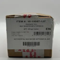 Pokemon Mega Evolution Base Set ME01 Enhanced Booster 6-Box Sealed Case #1 - Image 1