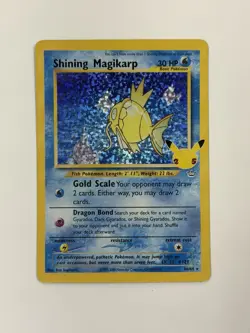 Pokemon TCG Shining Magikarp 66/64 Holo Celebrations Classic Collection NM - Image 1