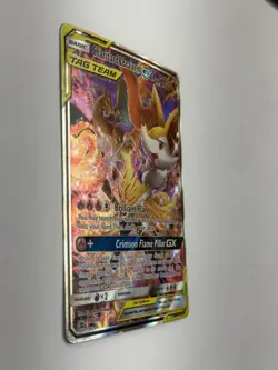 Pokemon TCG Charizard & Braixen Gx SM230 Black Star Promo Tag Team HP - Image 3
