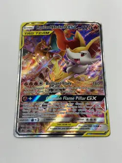 Pokemon TCG Charizard & Braixen Gx SM230 Black Star Promo Tag Team HP - Image 4