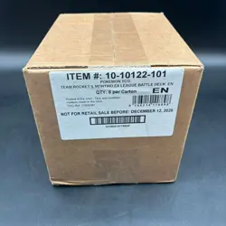 Pokemon Team Rocket's Mewtwo EX League Battle Deck 6 Box Case Factory Sealed - Image 1